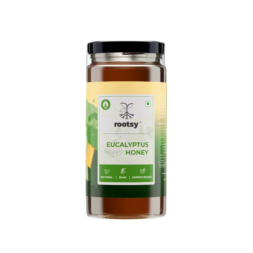 Rootsy Raw Eucalyptus Honey (500g)