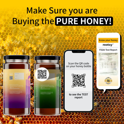 Rootsy Raw Eucalyptus & Jamun Honey Duo (2 x 500g)